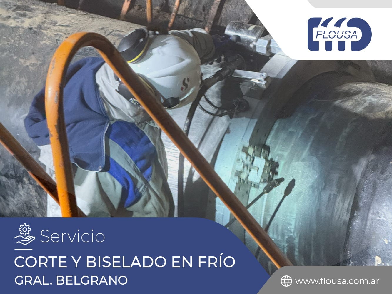 Servicio de corte y biselado en frío