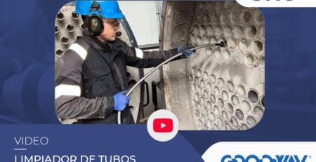 Goodway LIMPIEZA DE TUBOS DE ¼” Y MAYORES Modelo AWT-100 X